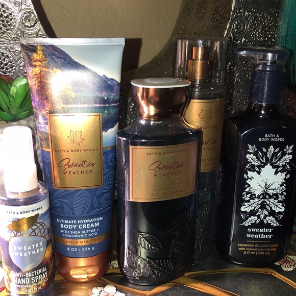 Bath and Bodyworks Sweater Weather Gift Set Combo Brand New - Picture 2 of 5